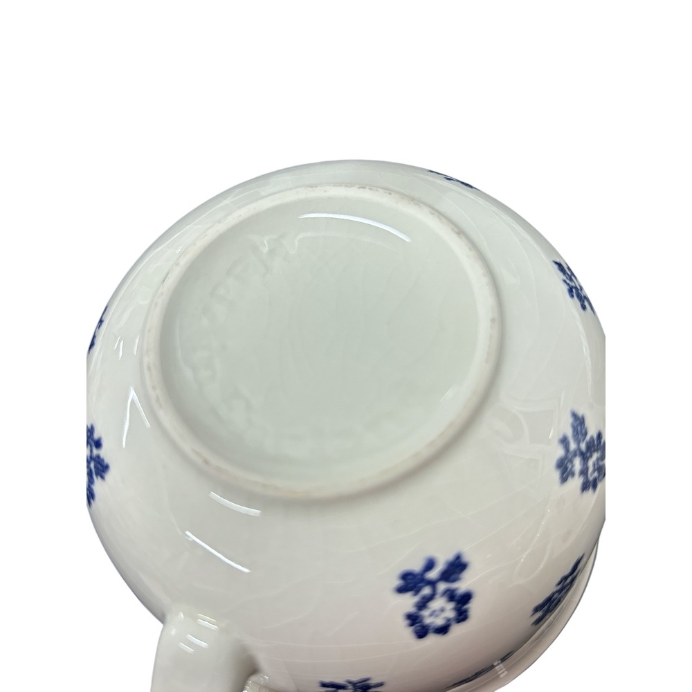 VTG Ralph Lauren Nellie Denimware Blue Floral Cup and Saucer Set of 2 England - Picture 8 of 15